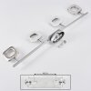 Villenauxe Ceiling Light LED chrome, matt nickel, 4-light sources
