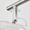 Villenauxe Ceiling Light LED chrome, matt nickel, 4-light sources