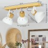 Orny Ceiling Light Ecru, white, 3-light sources