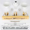Orny Ceiling Light Ecru, white, 3-light sources