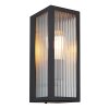 Globo GUNDULA Outdoor Wall Light black, 1-light source