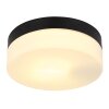 Globo VRANOS outdoor ceiling light black, 1-light source