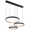 Globo HALLI Pendant Light LED black, 1-light source, Remote control