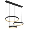 Globo HALLI Pendant Light LED black, 1-light source, Remote control