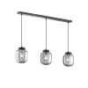 Fischer & Honsel Regi Pendant Light black, 3-light sources