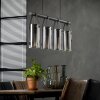 POMPEHUIS Pendant Light brushed steel, 4-light sources