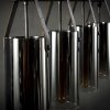 POMPEHUIS Pendant Light brushed steel, 4-light sources