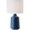 Brilliant Ilysa Table lamp blue, 1-light source