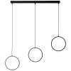 Brilliant Chaumont Pendant Light LED black, 3-light sources