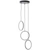 Brilliant Chaumont Pendant Light LED black, 3-light sources