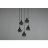Trio Mela Pendant Light black, 5-light sources