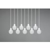 Trio Mela Pendant Light white, 9-light sources
