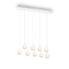 Trio Mela Pendant Light white, 9-light sources