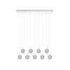 Trio Mela Pendant Light white, 9-light sources