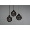 Reality Sprout Pendant Light black, 3-light sources