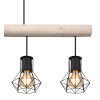 Globo PRISKA Pendant Light Ecru, black, 4-light sources