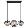 Globo PORRY Pendant Light black, 3-light sources