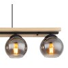 Globo CONNI Pendant Light Ecru, black, 4-light sources