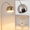 FLISA floor lamp matt nickel, 1-light source