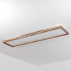 Longvic Ceiling Light LED brown, Wood like finish, black, 1-light source