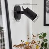 Kergus Wall Light black, 1-light source