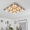 Thiernu Ceiling Light LED matt nickel, 1-light source