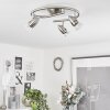 Mirandol Ceiling Light matt nickel, 3-light sources