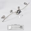 Mirandol Ceiling Light matt nickel, 4-light sources