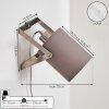 Puelches Wall Light matt nickel, 1-light source