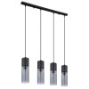 Globo ANNIKA Pendant Light black, 4-light sources