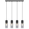 Globo ANNIKA Pendant Light black, 4-light sources