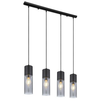 Globo ANNIKA Pendant Light black, 4-light sources