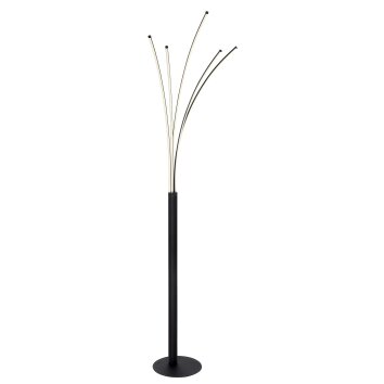 Globo BIZZY Floor Lamp LED black, 1-light source, Remote control