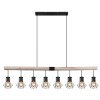 Globo PRISKA Pendant Light Ecru, black, 8-light sources