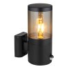 Globo XELOO Outdoor Wall Light black, 1-light source, Motion sensor