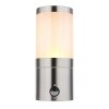 Globo XELOO Outdoor Wall Light silver, 1-light source, Motion sensor