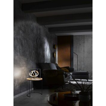 Fischer & Honsel Gesa Table lamp LED gold, black, 1-light source