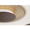 Fischer & Honsel Veit Ceiling Light LED gold, rust-coloured, 1-light source, Remote control