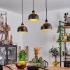 Wambez Pendant Light black, 3-light sources