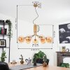 Remaisnil Pendant Light brass, 9-light sources