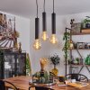 Wheelwright Pendant Light matt nickel, black, 3-light sources