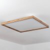 Longvic Ceiling Light LED brown, Wood like finish, black, 1-light source
