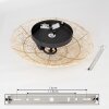 Battenans Ceiling Light Ecru, 2-light sources