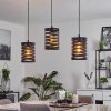 Bust Pendant Light black, 3-light sources