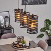 Bust Pendant Light black, 3-light sources