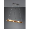 Trio Tailor Pendant Light dark brown, Ecru, matt nickel, 4-light sources