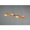 Trio Tailor Pendant Light dark brown, Ecru, matt nickel, 4-light sources
