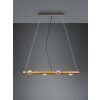 Trio Tailor Pendant Light dark brown, Ecru, matt nickel, 4-light sources