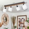 Alsen Ceiling Light Dark wood, black, 4-light sources