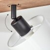 Alsen Ceiling Light Dark wood, black, 4-light sources